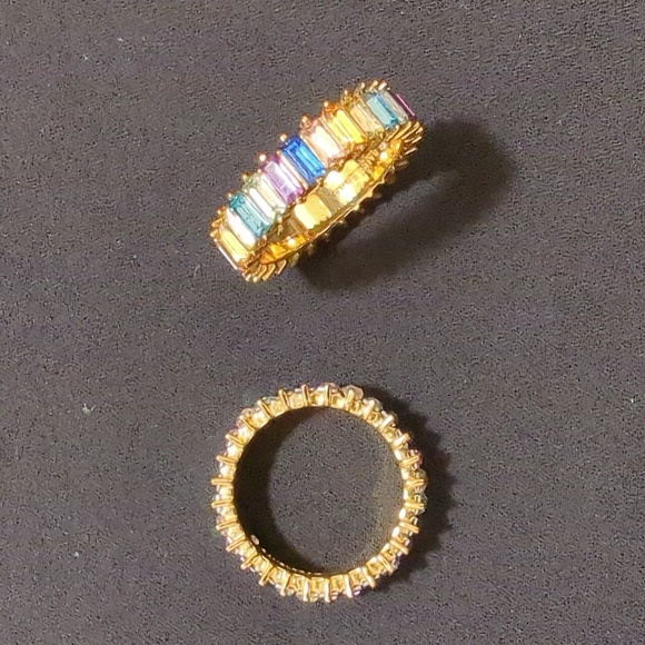 BaubleBar Mini Alidia Ring- Blue Ombre - Picture 2 of 4